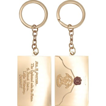 fanattik harry potter hogwarts letter limited  metal keyring – individually Z-HP80 5060948296311