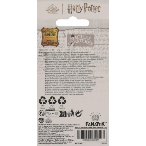 Fanattik Harry Potter Hogwarts Letter Μεταλλικό Μπρελόκ Z-HP80 5060948296311