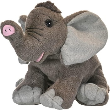 Wild Republic republic elephant baby plush soft toy, cuddlekins cuddly toys, gifts for ki 10904 092389109047