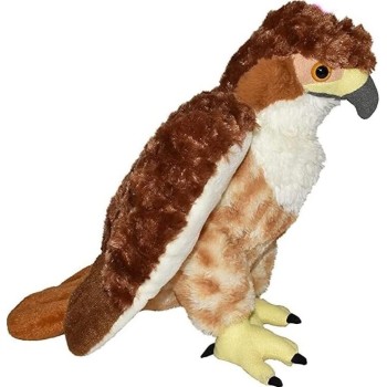 Wild Republic republic red tailed hawk plush soft toy, cuddlekins cuddly toys, gifts for  12316 092389123166