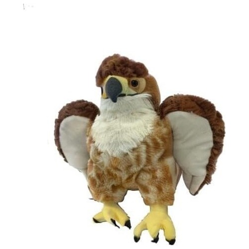 Wild Republic republic red tailed hawk plush soft toy, cuddlekins cuddly toys, gifts for  12316 092389123166