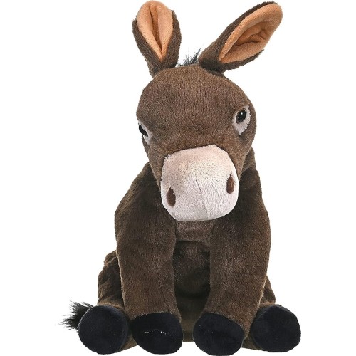 Wild Republic republic mule plush, cuddlekins cuddly soft toys, kids gifts, 30 cm, brown 19337 092389193374