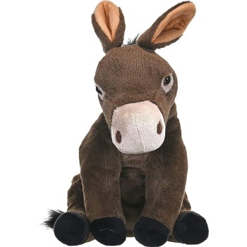 Wild Republic republic mule plush, cuddlekins cuddly soft toys, kids gifts, 30 cm, brown 19337 092389193374