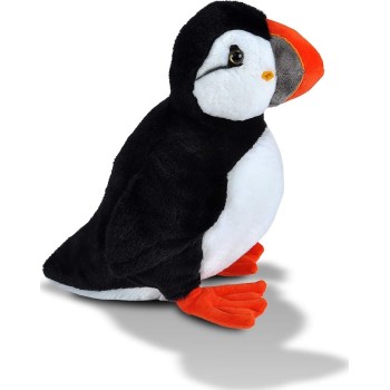 Wild Republic republic puffin plush stuffed animal, plush toy, gifts for kids, cuddlekins 21469 092389214697