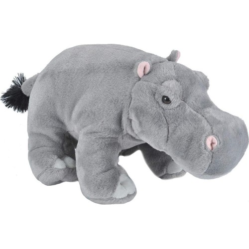 Wild Republic republic hippo plush soft toy, cuddlekins cuddly toys, gifts for kids 30 cm 16620 092389166200