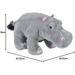 Wild Republic republic hippo plush soft toy, cuddlekins cuddly toys, gifts for kids 30 cm 16620 092389166200