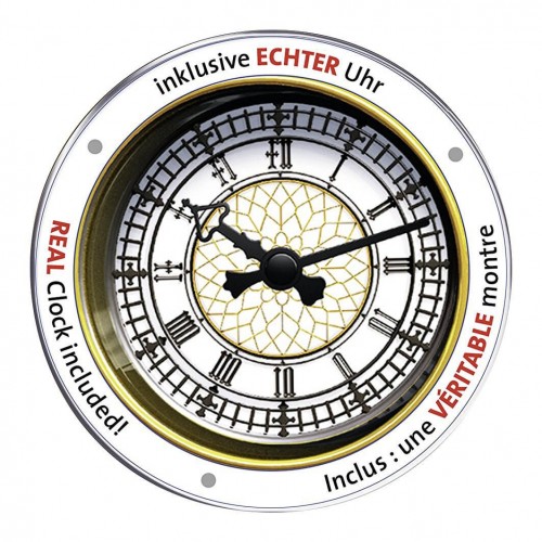 Ravensburger Παζλ 3D 216Τμχ Big Ben Ρολόι ΝΕΟ ΜΕ ΑΛΗΘΙΝΟ ΡΟΛΟΙ 12586 4005556125869