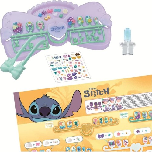 Epoch Disney Stitch Aquabeads Stitch Nail Designer Kit Παιχνίδι Δραστηριότητας Με Χάντρες 35121 5054131351215