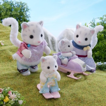 Epoch Sylvanian Families - Σετ Παιχνιδιού Οικογένεια Λεοπαρδάλεων Του Χιονιού 5814 5054131058145