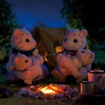 Epoch Sylvanian Families - Σετ Παιχνιδιού Οικογένεια Λεοπαρδάλεων Του Χιονιού 5814 5054131058145