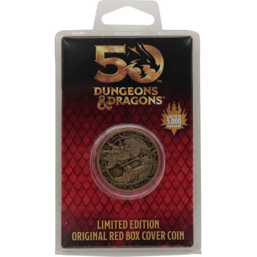 Fanattik Dungeons and Dragons Dungeons & Dragons 50Th Anniversary Antique Gold Coin HAS-DUN65 5060948294959