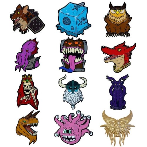 Fanattik Dungeons And Dragons Dungeons & Dragons 50Th Anniversary Mystery Καρφίτσα HAS-DUN16 5060662468995