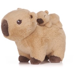 Magic Toys Eco Capybara Με Μωρό Στην Πλάτη 30Cm - 1 Τμχ 49474 5038104494741