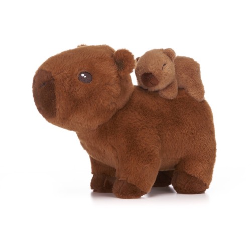 Magic Toys Eco Capybara Με Μωρό Στην Πλάτη 30Cm - 1 Τμχ 49474 5038104494741