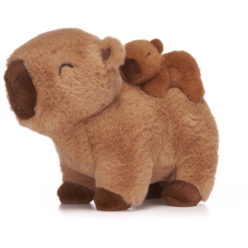 Magic Toys Eco Capybara Με Μωρό Στην Πλάτη 30Cm - 1 Τμχ 49474 5038104494741