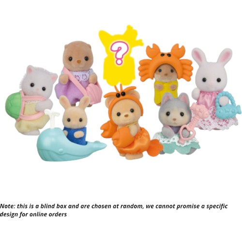 Epoch Sylvanian Families Baby Seashore Friends Series_Pack And Box - Μωρα Φίλοι Ιππόκαμποι 5721 5054131057216