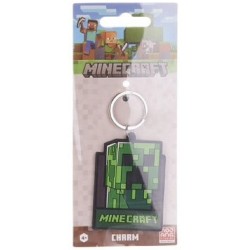 Magic Toys Minecraft: 2D Creeper Rubber Keychain 13542 8435507892568