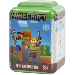 Mojang Minecraft 3D Erasers In Container 13474 7290120510890