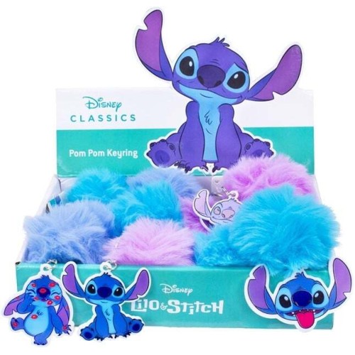 Magic Toys Disney Stitch Stitch Μπρελόκ Πομπομ Σε Σιδερένιο Κλιπ - 1 Τμχ 1883400 8721077563350