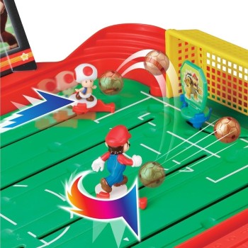Epoch games - 7604 super mario football striker - party game 7508 5054131075081