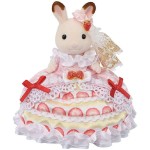 Epoch Sylvanian Families Freya Birthday Dress Strawberry Cake 5847 5054131058473