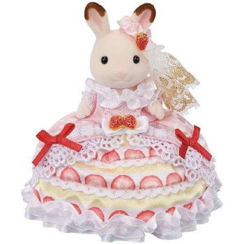 Epoch Sylvanian Families Freya Birthday Dress Strawberry Cake 5847 5054131058473