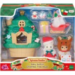 Epoch Sylvanian Families - Χριστουγεννιάτικο Δεντρόσπιτο Του Αϊ-Βασίλη - Σετ Παιχνιδιού Για Κουκλόσπιτο 5822 5054131058220