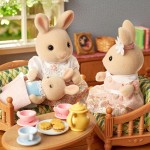 Epoch Sylvanian Families Milk Rabbit Family - Γαλατενια Οικογένεια Κουνελιών - Κουκλόσπιτα Σετ Παιχνιδιού 5706 5054131057063
