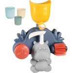Little Smoby - Hippo bath toy from 1 year - water toy with splash function, cups and suction cups for the bath, bath toy for bab