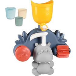 Smoby Ιπποπόταμος Little - Hippo Από 1 Έτους - Παιχνίδι Νερού Με Λειτουργία Πιτσιλίσματος, Κύπελλα Και Βεντούζες Για Το Μπάνιο 7