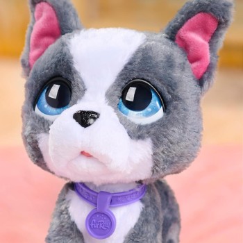 Giochi Preziosi Furreal Walk-A-Lots French Bulldog, 8 Inch Tall Interactive Toy Dog, For Boys And Girls, Ages 4 And Up FUR10000 