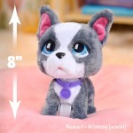 Giochi Preziosi Furreal Walk-A-Lots French Bulldog, 8 Inch Tall Interactive Toy Dog, For Boys And Girls, Ages 4 And Up FUR10000 