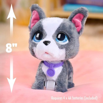 Giochi Preziosi Furreal Walk-A-Lots French Bulldog, 8 Inch Tall Interactive Toy Dog, For Boys And Girls, Ages 4 And Up FUR10000 