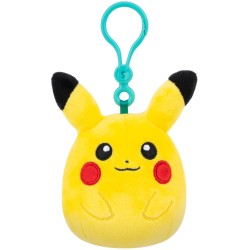 Jazwares Squishmallows Pokemon - Λούτρινα Μπρελόκ W1 Pikachu 9 Εκ.  JWSQ0445 196566642164