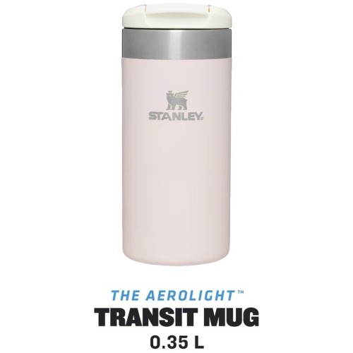 Stanley 1913 The Aeroligh Transit Mug .35L / 12Ozrose Quartz Metallic 10788-066 1210001904057