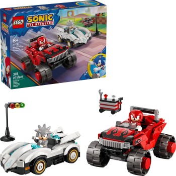 LEGO Sonic The Hedgehog Silvers Car Vs. Knuckles Monster Truck 77118 5702018063927