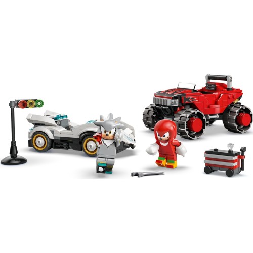 LEGO Sonic The Hedgehog Silvers Car Vs. Knuckles Monster Truck 77118 5702018063927