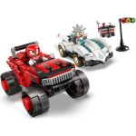 LEGO sonic αυτοκίνητο του silver vs. monster truck του knuckles (8+) 77118 5702018063927