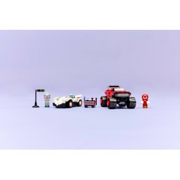 LEGO sonic αυτοκίνητο του silver vs. monster truck του knuckles (8+) 77118 5702018063927