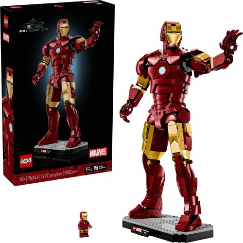 LEGO Marvel Super Heroes Iron Man Mark 3 Collectors Edition 76344 5702018063279