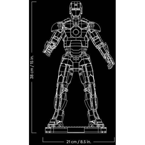 LEGO super heroes marvel άιρον μαν mark 3 συλλεκτική έκδοση (18+) 76344 5702018063279