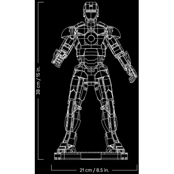 LEGO super heroes marvel άιρον μαν mark 3 συλλεκτική έκδοση (18+) 76344 5702018063279