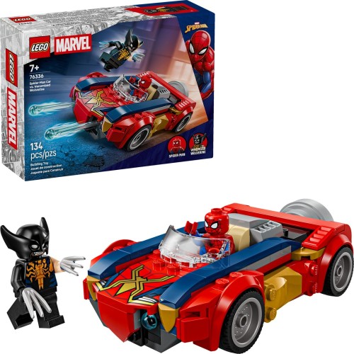 LEGO Marvel Super Heroes Spider-man Car Vs. Venomized Wolverine 76336 5702018063194