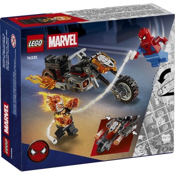 Lego super heroes marvel σπάιντερ-μαν vs. μοτοσικλέτα γκόουστ ράιντερ (6+) 76335 5702018063187