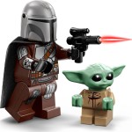 Lego star wars tm μηχανή υψηλής ταχύτητας του μανταλοριανού & του γκρόγκου (6+) 75436 5702018062951