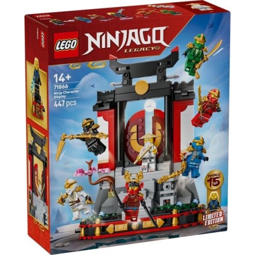 LEGO NINJAGO TV Show With This Ninja Character Display 15Th Anniversary 71866 5702018055748