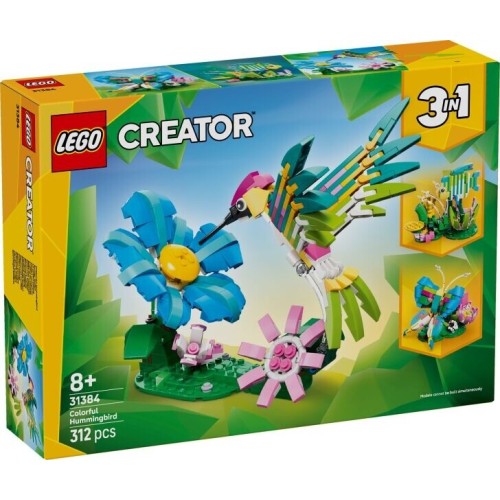 LEGO ® Creator 3In1 Άγρια Ζώα: Πολύχρωμο Κολιμπρί 31384 5702018054789