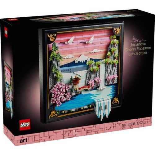 LEGO art ιαπωνικό τοπίο με ανθισμένες κερασιές (18+) 31218 5702018061862