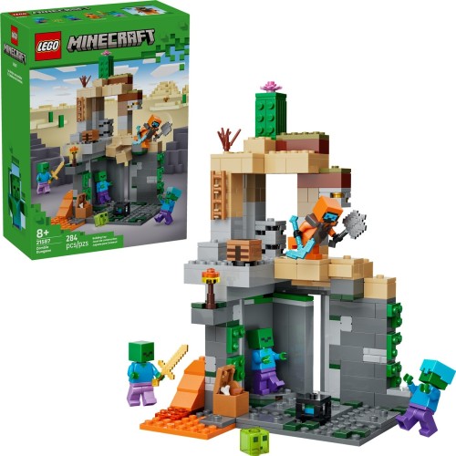 LEGO minecraft μπουντρούμι των ζόμπι (8+) 21587 5702018055861