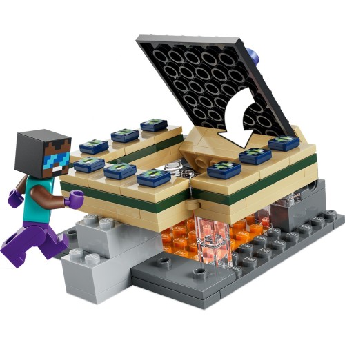 LEGO minecraft ταξίδι στα έγκατα & στην πύλη του τέλους (7+) 21584 5702018055892